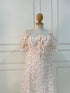 Summer Floral Puff Sleeves Mini Dress